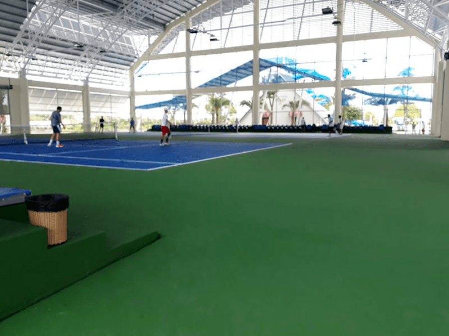 sân tennis khu sinh thái thư duy